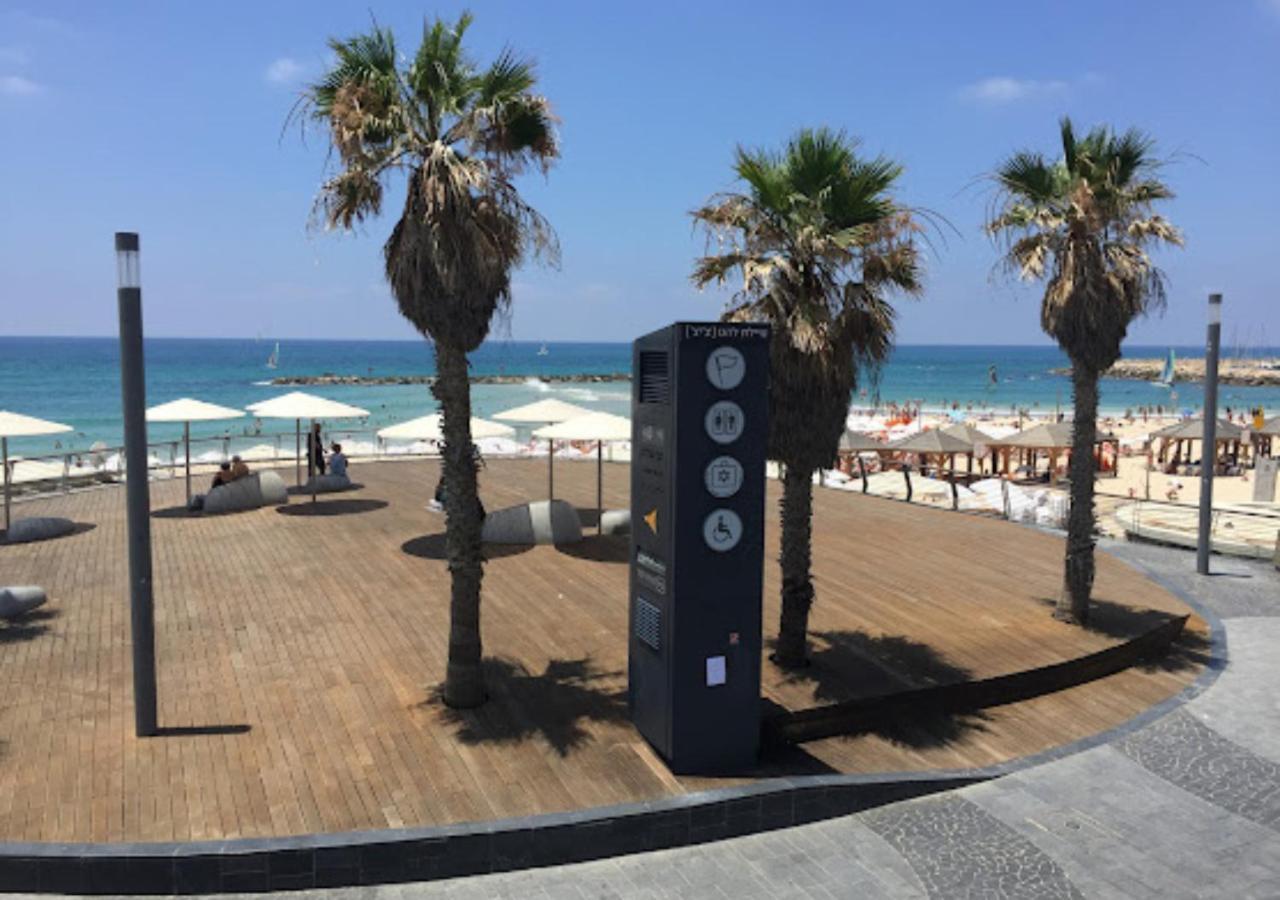 New! 2 Bd Premium Beach House W/Large Balcony Tel Awiw Zewnętrze zdjęcie